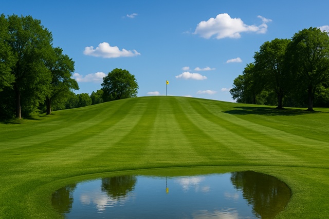 golf green flag