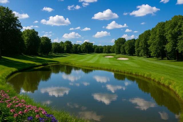 pond golf course