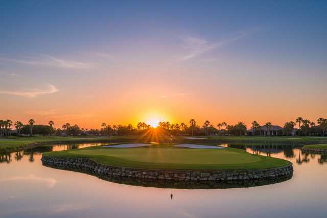 sunset_island_green_lake_reflection